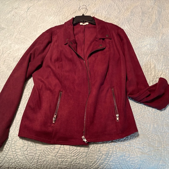 Style & Ci suede moto jacket - Picture 1 of 3